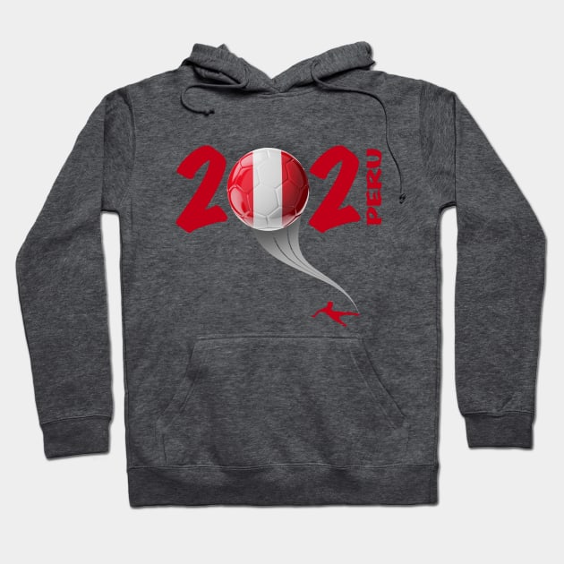 Peru Copa America Soccer 2021 Hoodie by DesignOfNations